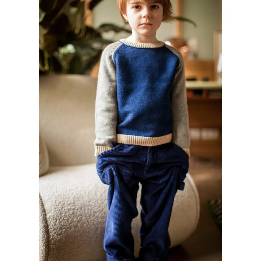 pantalon_raphie_velours_cotel_2.webp LOUIS LOUISE Tenues De Fête | Matchy Matchy*PANTALON RAPHIE VELOURS COTELÉ