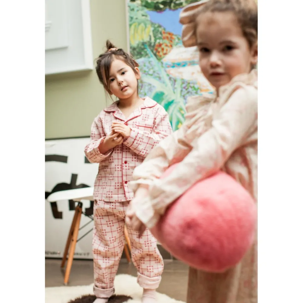 pyjamas_minuit_twill_carr_coeur_2.webp LOUIS LOUISE Pyjamas, Chemises De Nuit*PYJAMAS MINUIT TWILL CARRÉ COEUR